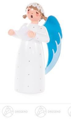 Engel mit Notenblatt stehend Höhe ca 7 cm