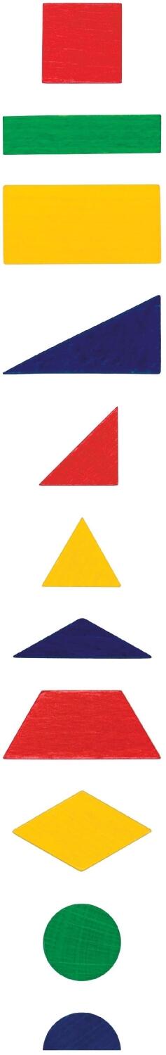 Holzspielzeug - Legematerial mit 24 gelben Rechtecken -  LxB 50x12,5mm