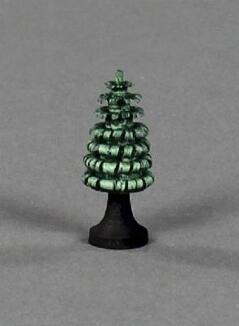 Tischdekoration Ringelbaum mit Stamm grün Höhe 30mm
