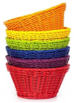 Spielzubehör - Korb für Spielmaterial Purpur - LxBxH 180x180x100mm