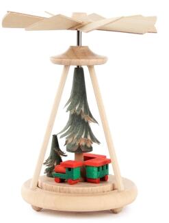 Wärmespiel – detailreiche Eisenbahn auf bunten Schienen, traditionell und liebevoll gestaltet –