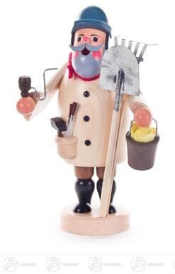 Räuchermann Hausmeister Höhe ca 19 cm