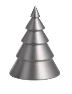 Holzbaum – filigrane Tischdekoration in edlem Silber für Lichterkränze, handgefertigt – BxHxT = 6 x 
