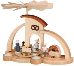 Bogenpyramide &ndash; Weihnachtsb&auml;ckerei bunt &ndash; BxHxT ca. 33x27x18,5 cm