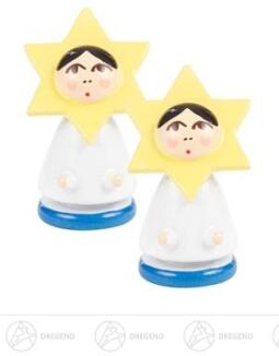 Ohrstecker – filigrane Sterntaler im eleganten Schmucketui, aus cadmiumfreiem Edelstahl,