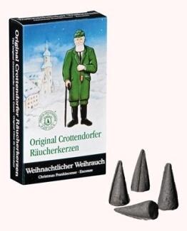 Räucherkerzen – traditioneller Weihrauchduft, liebevoll handgefertigt im Erzgebirge – BxHxT = 6 x