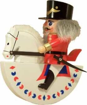 Figur – Nussknacker – Reiterlein – Husar rot – BxHxT ca. 18 × 19 × 5 cm