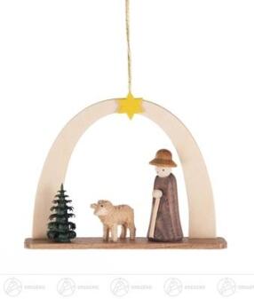 Baumschmuck Behang Hirte mit Schaf Breite x Höhe x Tiefe 72 cmx5,5 cmx cm