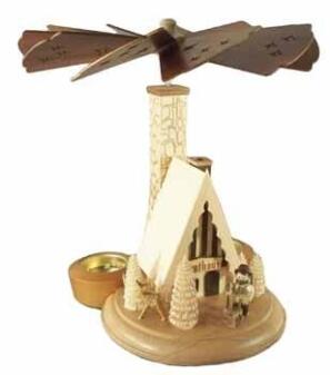 Pyramide – Räucherhaus Försterei natur – teelicht- & räucherbetrieben – BxHxT ca. 24×26×24 cm