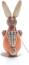 Osterfigur - Osterhase Orange mit Korb auf den Rücken - Ansicht Hinten - Macht jeden Ostertisch zu einem Hinkucker