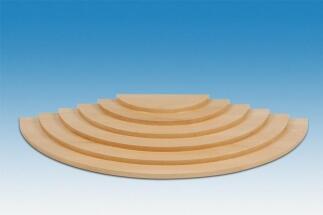 Holzsockel Engelwolke natur 6-stufig BxT 60x32cm