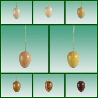 Osterdekoration Strauchbehang Ostereier 8tlg. HxT 3x2cm