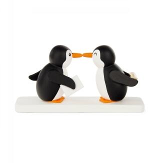 Miniaturfigur Pinguin Techtelmechtel BxHxT 8x4,5x2,5cm