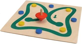 Holzspielzeug - Kreisel Rodeo - BxT 20x20xcm