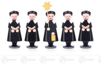 Kurrende Kurrendefiguren schwarz (5) Breite x Höhe x Tiefe 2 cmx5 cmx2 cm