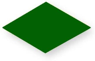 Holzspielzeug - Legematerial 24 grüne Rauten - LxB 25x25mm