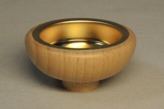 Kerzenhalter – Teelichtadapter für Pyramidenkerzen, naturfarben, handgefertigt aus Holz, passend für