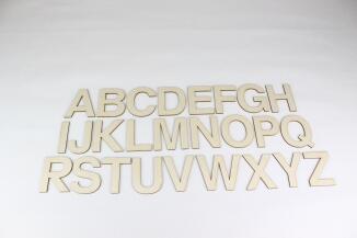 Holzspielzeug - Lernspielzeug Großbuchstabensatz - Höhe 7cm
