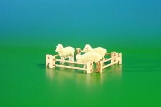 Miniaturdorf – detailreiches Seiffener Spielzeugdorf mit farbenfrohen Figuren, 12-teilig –