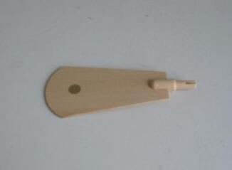 Ersatzteil – filigraner Pyramidenflügel mit goldenen Akzenten, passend für Modell Nr. 70014 – BxT = 