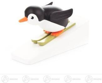 Miniatur Pinguin Skispringer Breite x Höhe x Tiefe 6 cmx3,5 cmx2 cm