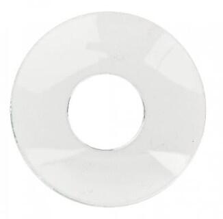 Lichtmanschette – glatt und elegant, passend für Kerzen Ø 20 mm, aus hochwertigem Glas – BxHxT = 5 x