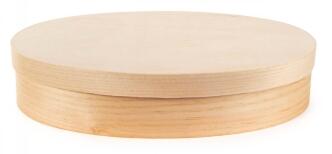 Zubehör Ersatzteil Spanschachtel oval BxHxT 25x15x5 cm