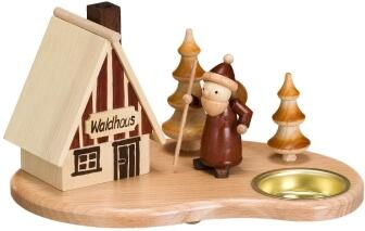 R&auml;ucherhaus Weihnachtsmann mit Sack HxLxB 11x11x18cm