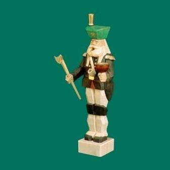 Räuchermann – farbenfroher Bergmann mit Petroleumlampe und detailreicher Uniform, handgeschnitzt –