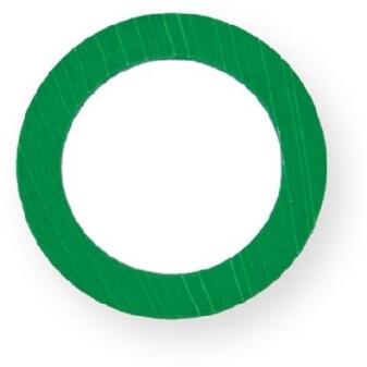 Holzspielzeug Legematerial 24 grüne Ringe Ø 34 mm von SINA Spielzeug GmbH, grüner Holzring in