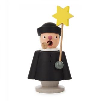 Räuchermann Kurrendesänger mit Stern Höhe 14cm