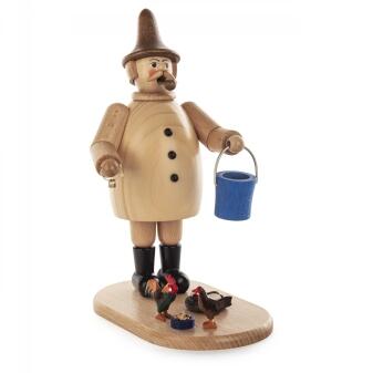 Räuchermann Geflügelzüchter BxHxT 15x20x10cm