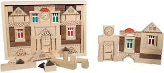Holzspielzeug - kreativer Baukasten Noblesse 82 - BxHxT 28,5x20x5cm