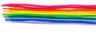 Fädelspielzeug 10 bunte Perlsenkel von SINA Spielzeug GmbH, farbenfrohe Schnüre in verschiedenen