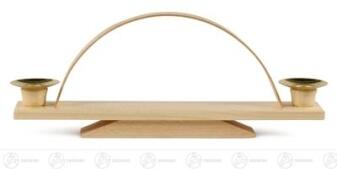 Ersatzteile & Bastelbedarf Schwibbogen unbestückt klein für 2 Pyramidenkerzen Breite x Höhe x Tiefe 