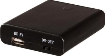 Batteriebox – Ersatzteil für Schwibbogen Nr. 15351 von Seiffener Volkskunst eG, schwarze Box mit