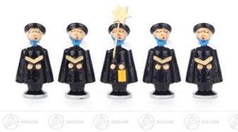 Kurrende Kurrendefiguren schwarz (5) Breite x Höhe x Tiefe 2 cmx4 cmx2 cm