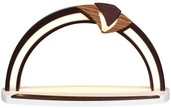 Schwibbogen - unbestückt mit einer LED-Beleuchtung braun - BxH 60x34cm