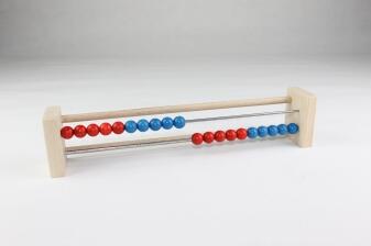 Holzspielzeug - Lernspielzeug Zählrahmen - BxH 29x6cm
