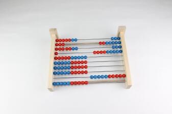 Holzspielzeug - Zählrahmen mit abnehmbaren Füßen BxH 29x23,5cm