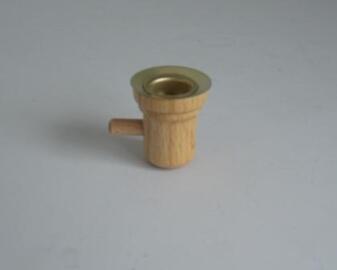 Ersatzteil – filigrane Pyramidentülle aus Naturholz, passend für Pyramiden Nr. 70089/70090 – BxHxT =