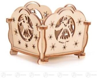 Ersatzteile & Bastelbedarf Bastelsatz Teelichthalter Motiv: Engel Breite x Höhe x Tiefe 7,3 cmx5,8