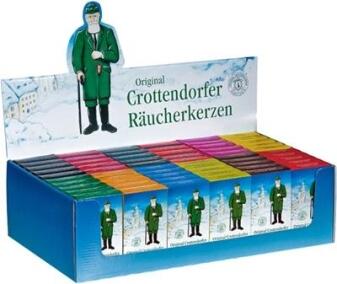 Räucherkerzen Display – vielseitiges Weihnachtssortiment mit 12 festlichen Düften, handgefertigte