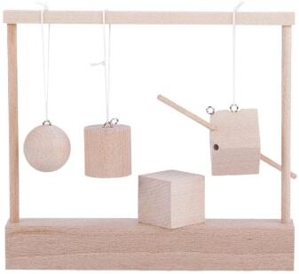 Holzspielzeug - Fröbelgaben-Sortiement - LxBxH 280x280x71mm