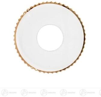 Ersatzteil – Lichtmanschette mit elegantem Goldrand, passend für Kerzen Ø 2,3 cm, aus Glas – BxHxT =