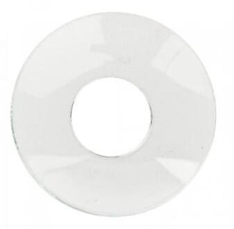 Lichtmanschette – glatt und elegant, passend für Kerzen Ø 20 mm, aus hochwertigem Glas – BxHxT = 5 x