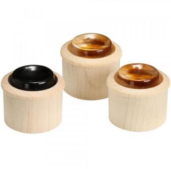 Ersatzglaslager – naturfarben, passend für Schwebepyramide 085/670, Ø ca. 15 mm