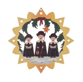 Baumbehang Kurrende bunt (VE 6) BxH 6x6cm