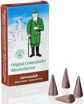 Räucherkerzen – Adventsduft handgefertigt passend für Räuchermänner von Seiffener Volkskunst, kleine