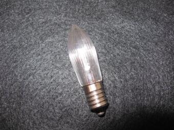 Ersatz-Spitzkerze für Schwibbögen und Pyramiden von KWO Kunstgewerbe Olbernhau, warmes Licht,